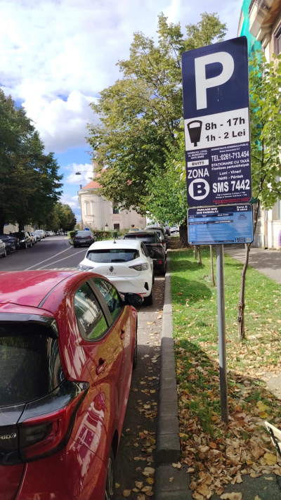 Amenajare locuri parcare str. Mihai Viteazul