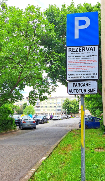 Anunt lucrari reamenajare parcare RSAND6 