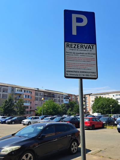 Anunt reamenajare parcare cod zonă RSAND5, PMUNR4