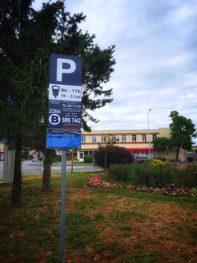 Anunt amenajare parcare pe Bulevardul Lucian Blaga ( între Aleea Clăbucet și strada Păulești
