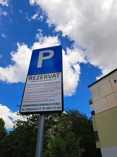 Anunt parcarecod zonă LFAGP2, LFAGP6, LFAGP12, LFAGP14, LFAGP15