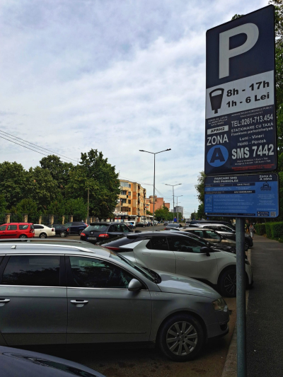 Anunt reamenajare parcare str Prahova